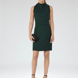 Reiss emerald Sicily Lace back dress